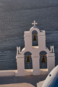 Close-up of bell tower