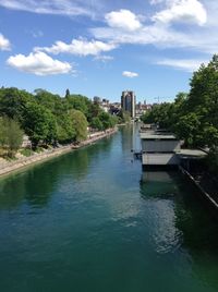 River with buildings in background