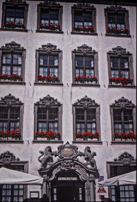 Low angle view of building in city