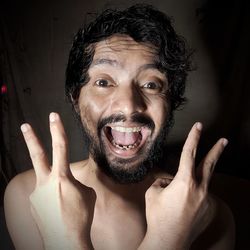 Portrait of a smiling young man