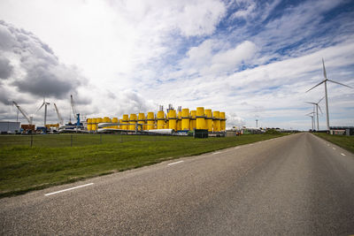 Industrial site at eemshaven, groningen