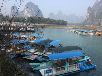 Scenic view of lake against mountains