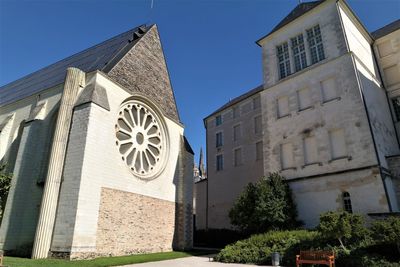 Low angle view of building against sky