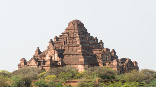 View of temple against clear sky