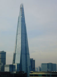 Low angle view of buildings against sky