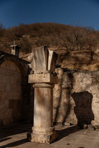 Old ruins against clear sky