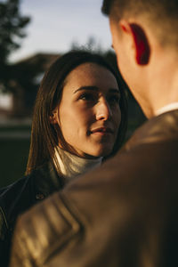 Portrait of young couple