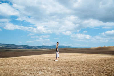 Man standing on mountain