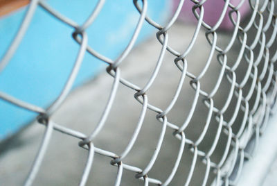 Close-up of chainlink fence