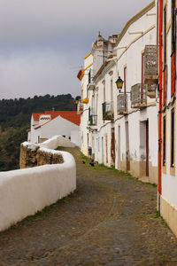 Street amidst buildings in town