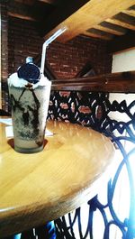 Close-up of food on table