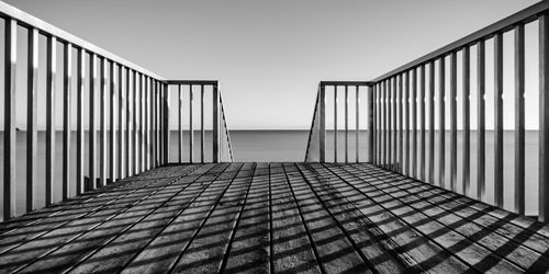 Pier against sea