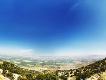 Scenic view of mountains