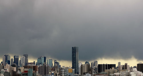 City skyline against sky