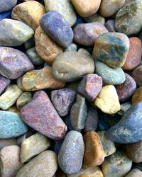 Full frame shot of pebbles