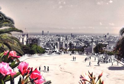 View of cityscape against sky