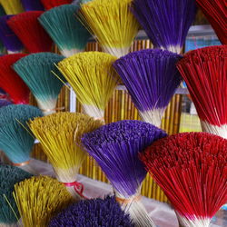 Close-up of incense sticks