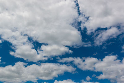 Low angle view of clouds in sky