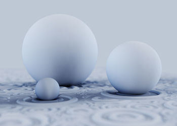Close-up of balls on table