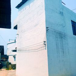 Low angle view of buildings against the sky