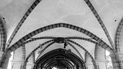 Low angle view of ceiling