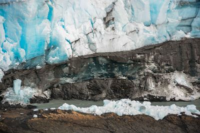 Moreno glacier by sea