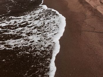 Close-up of rocks on beach