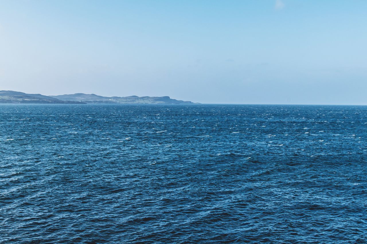 SCENIC VIEW OF BLUE SEA AGAINST SKY