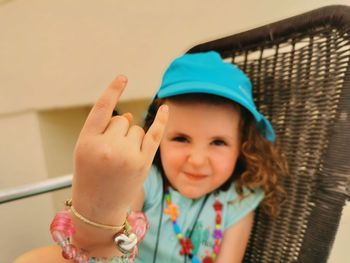 Portrait of a smiling girl