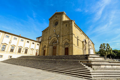 Low angle view of building against sky