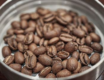 Close-up of coffee beans
