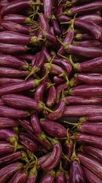 Full frame shot of vegetables at market stall