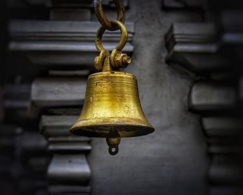 Close-up of bell