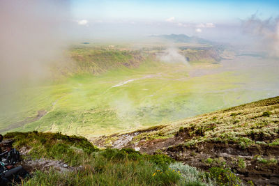 Scenic view of landscape against sky