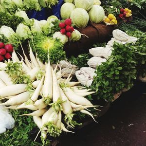 Close-up of vegetables for sale