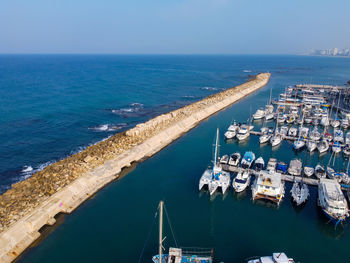 The old jaffa harbor