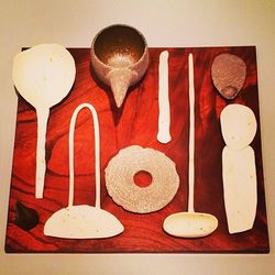 Close-up of food on table