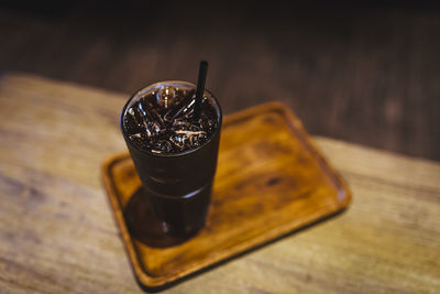 Close-up of drink on table