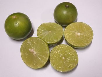 High angle view of fruits