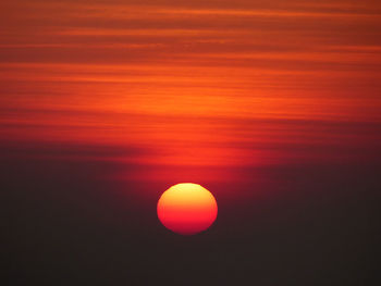 Scenic view of sunset