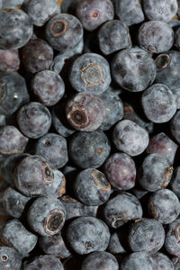 Full frame shot of blueberries