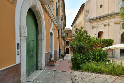 A street of sant'agata dè goti, a village in campania region.