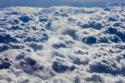 Aerial view of cloudscape