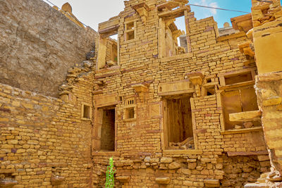 View of old ruin building