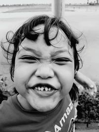 Portrait of smiling boy