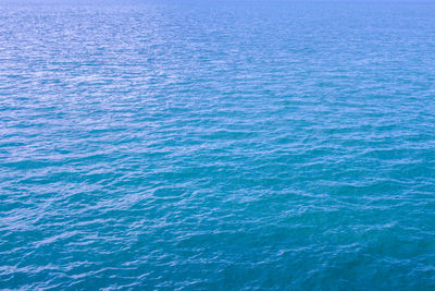 Full frame shot of blue sea