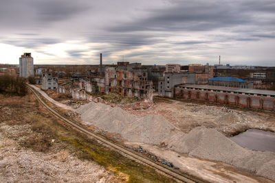 Cityscape against sky