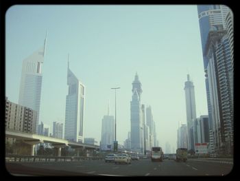 Skyscrapers in city