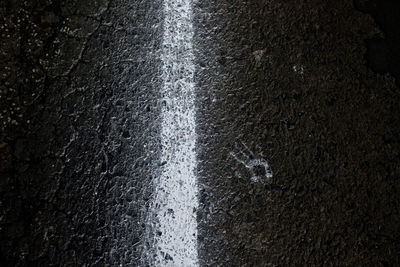 Full frame shot of wet road