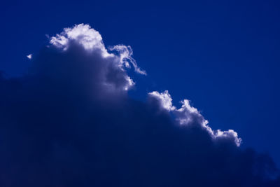Low angle view of clouds in sky
